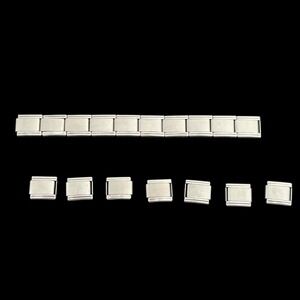 Casa D'Oro Venice Charms Stainless Steel Italian Modular Bracelet & Links Lot